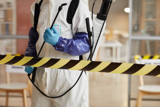 Professional Biohazard technician working in Grover, CO